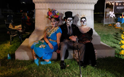 Day of the Death at Hollywood Forever Cemetery, Los Angeles, California, USA