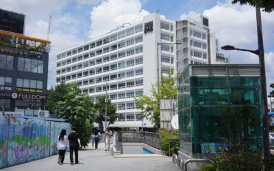 Gwangju City, Jeonil Building 245, Chungjang-ro, Penguin Village, and Guitar Street, South Korea