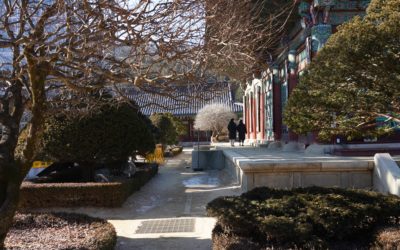 Woljeongsa Temple, Pyeongchang, South Korea