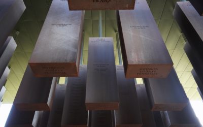 The National Memorial for Peace and Justice, Montgomery, Alabama, USA