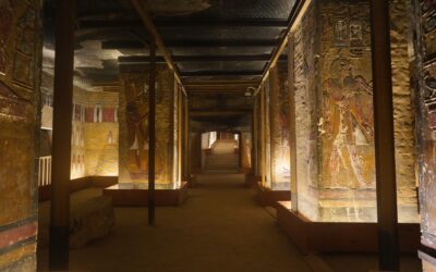 Valley of the Kings, Tombs of Rameses V/VI, Seti I and Tutankhamen, Egypt