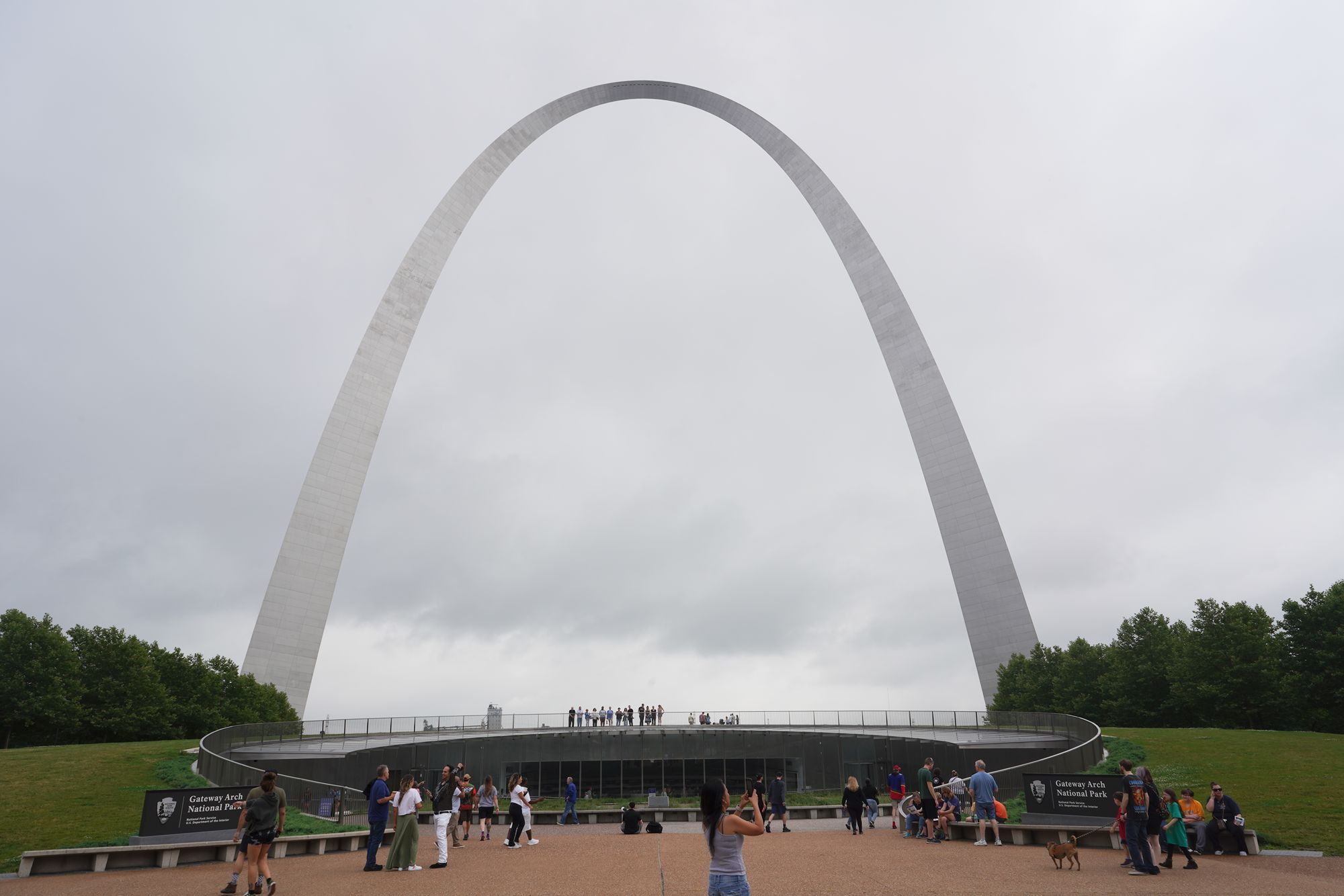 The Gateway Arch National Park and Cahokia Mounds State Historic Site, St. Louis, Missouri, USA